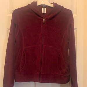 Burgundy Patagonia ladies fleece
